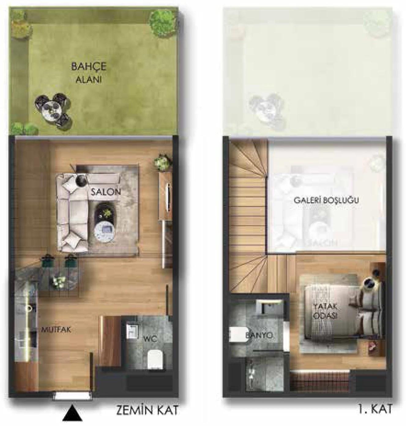 UMF Residence 1+1 Loft — plan